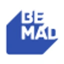 BE MAD logo